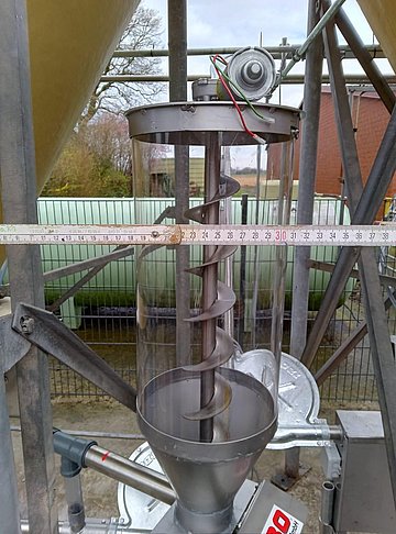 Ein Dosierer von IBO Stalltechnik