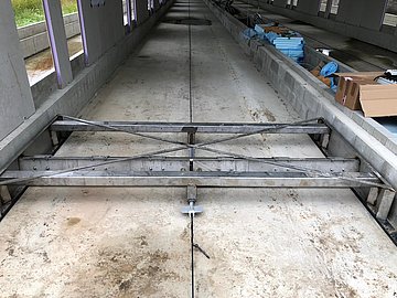 Der Entmistungsschieber von IBO Stalltechnik.